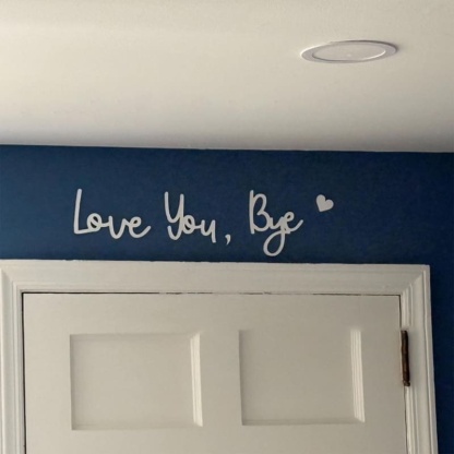 New Love You Bye Felt Wall Decor