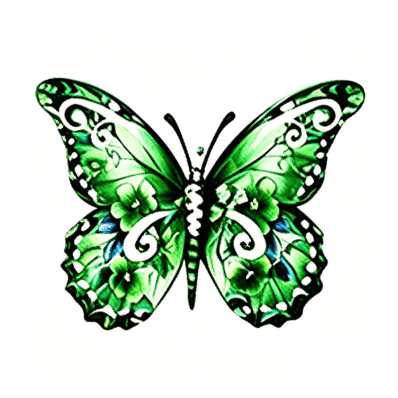 Outdoor metal butterfly craft pendant