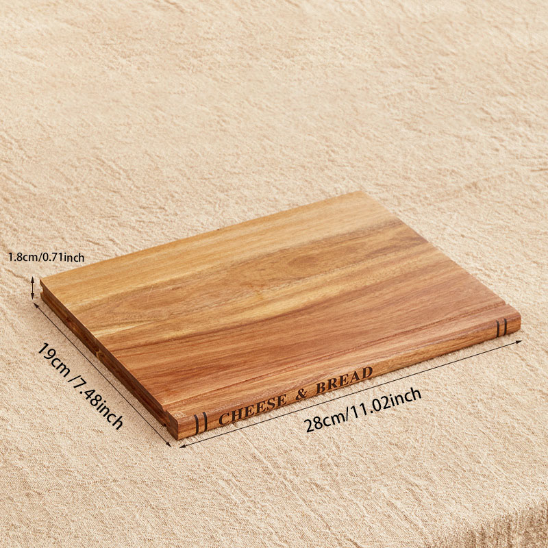 Book-Shaped Solid Wood Cutting Board