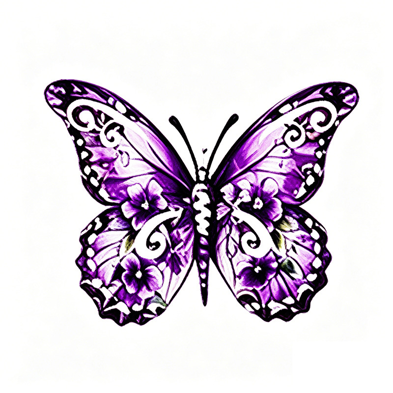 Outdoor metal butterfly craft pendant