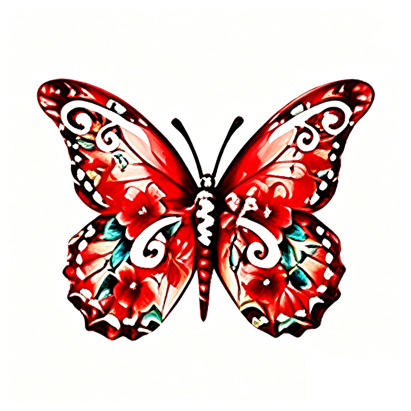 Outdoor metal butterfly craft pendant