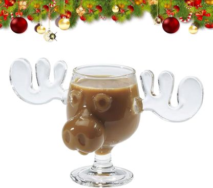 Glass Moose Mug