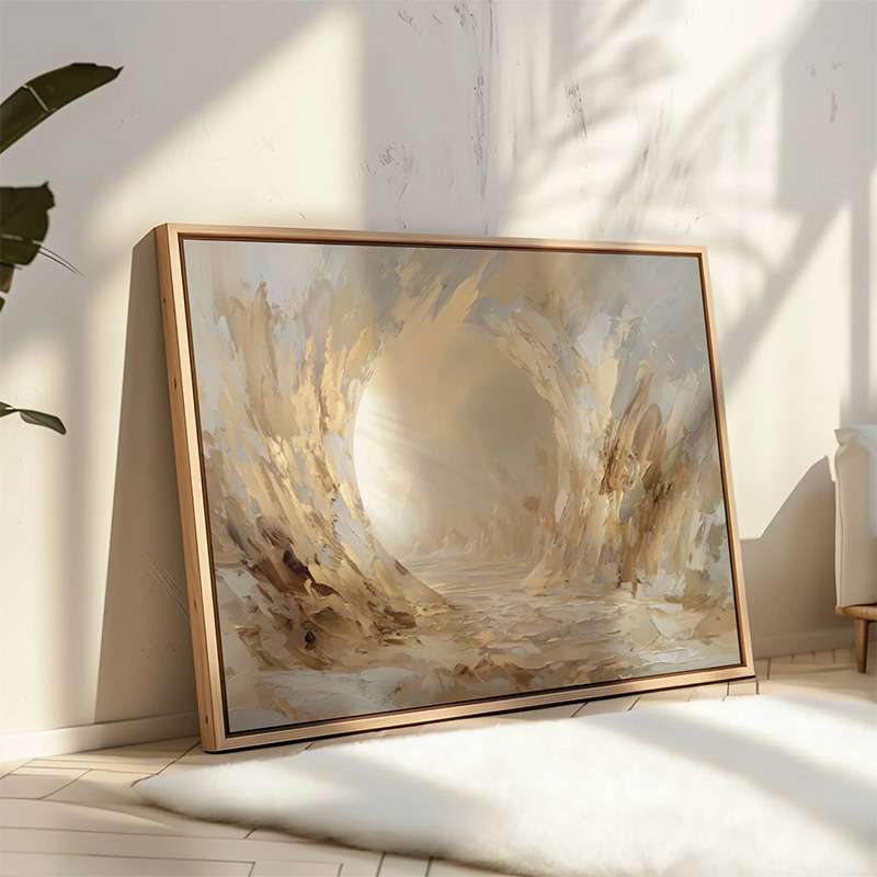 Time Tunnel Texture Oil Painting