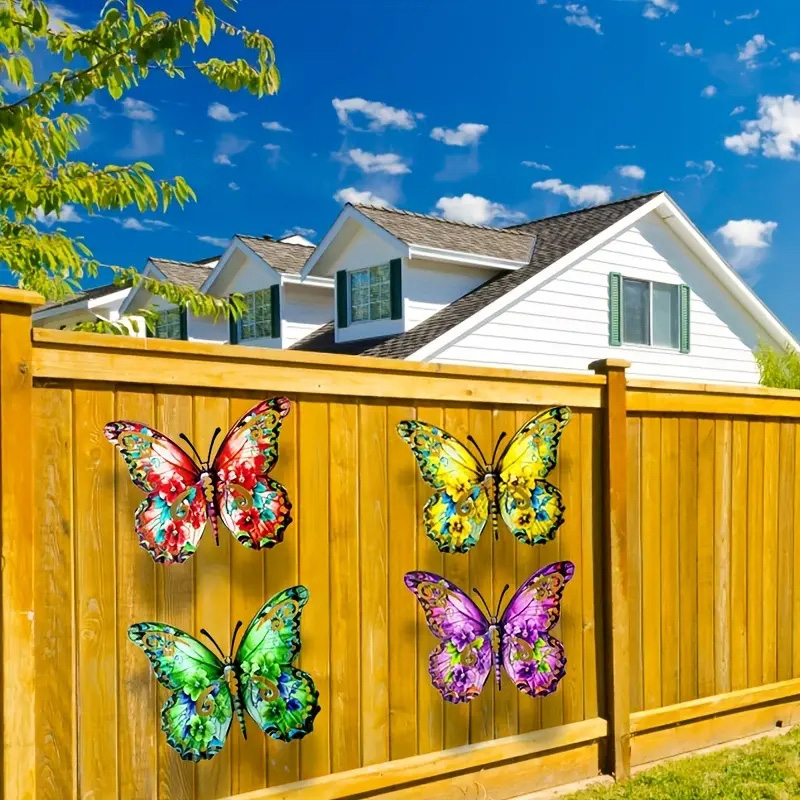 Outdoor metal butterfly craft pendant