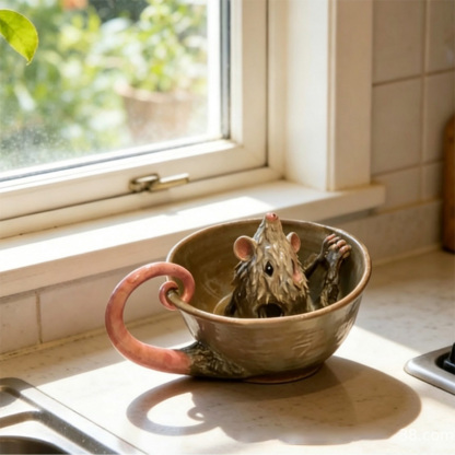 Mouse-Shaped Grinding and Juicing Bowl
