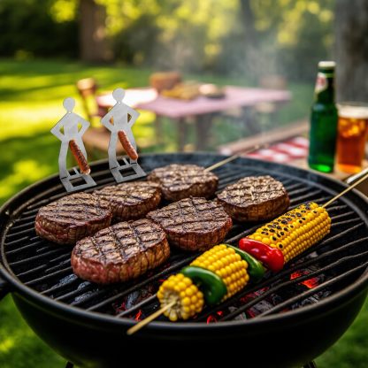 Creative spoof barbecue grill