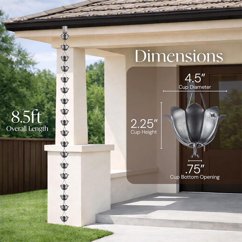 Outdoor lotus pendant decoration