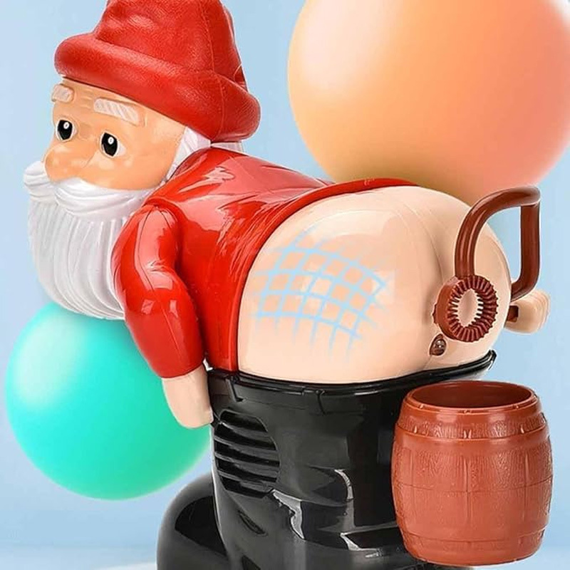 Santa Claus Funny Light and Music Bubble Toy