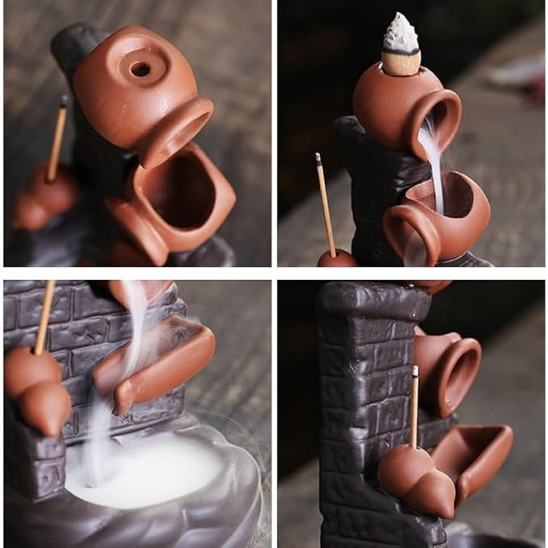 Fragrant Waterfall Incense Burner Ornament