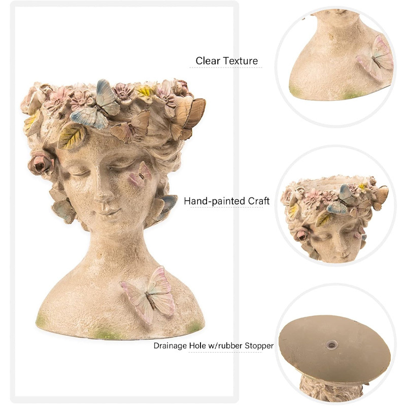 Creative Resin Garden Goddess Flower Pot