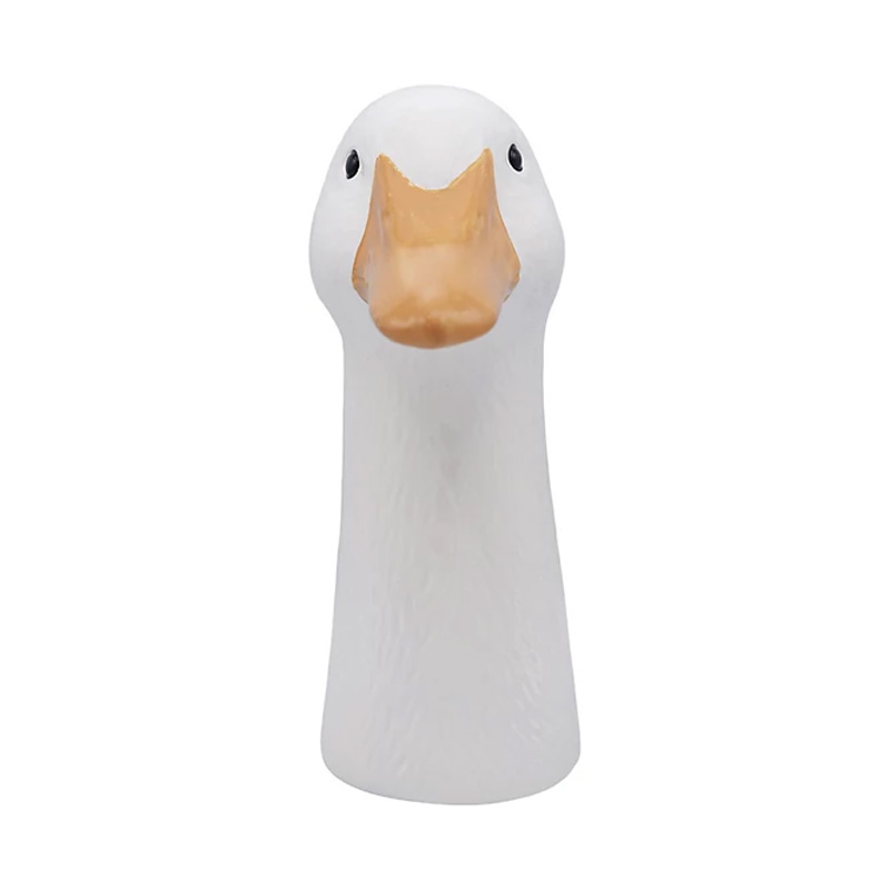 Cute goose-shaped flower pot decoration