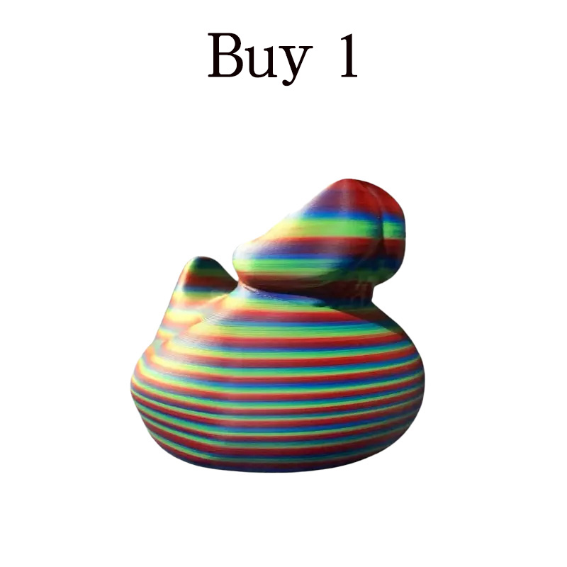 Creative prank duck figurine