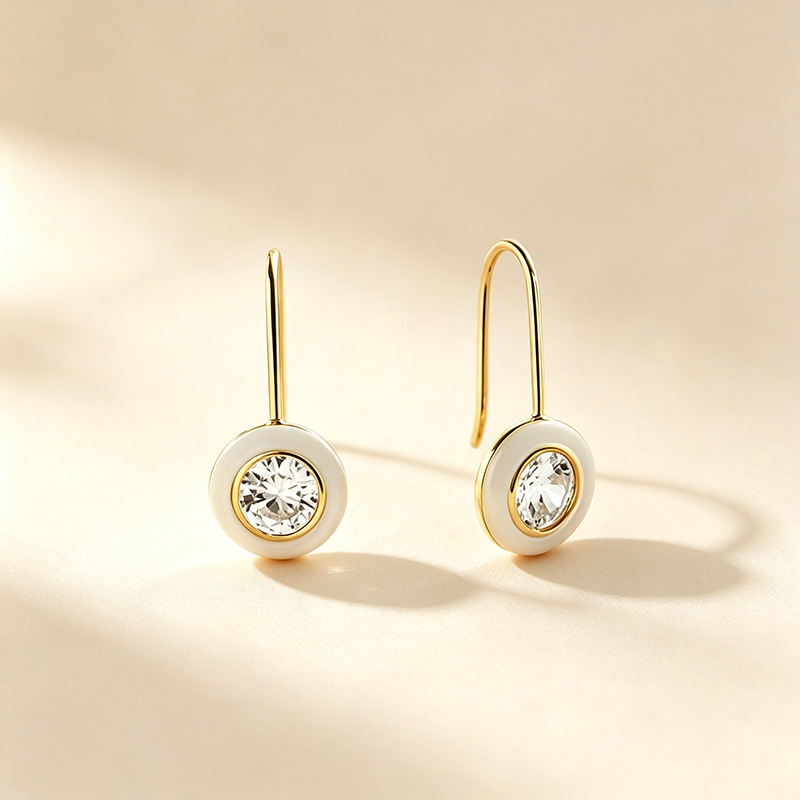 Halo Drop Earrings