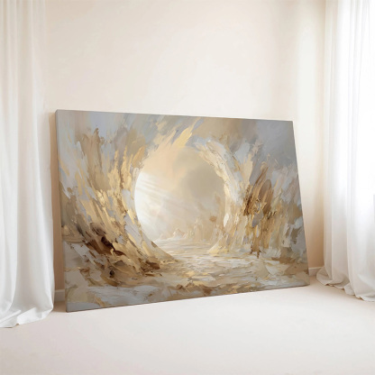 Time Tunnel Texture Oil Painting