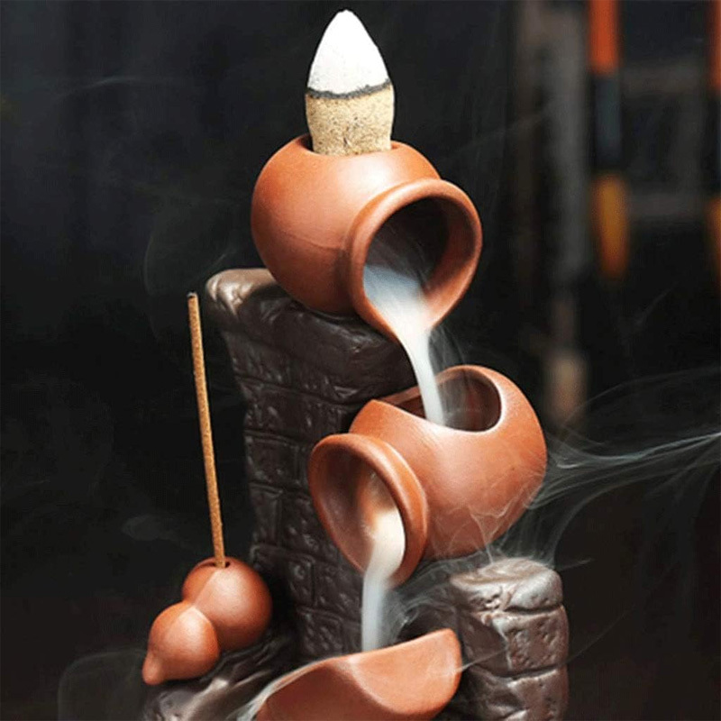 Fragrant Waterfall Incense Burner Ornament
