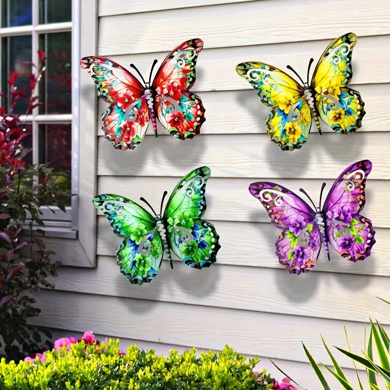 Outdoor metal butterfly craft pendant