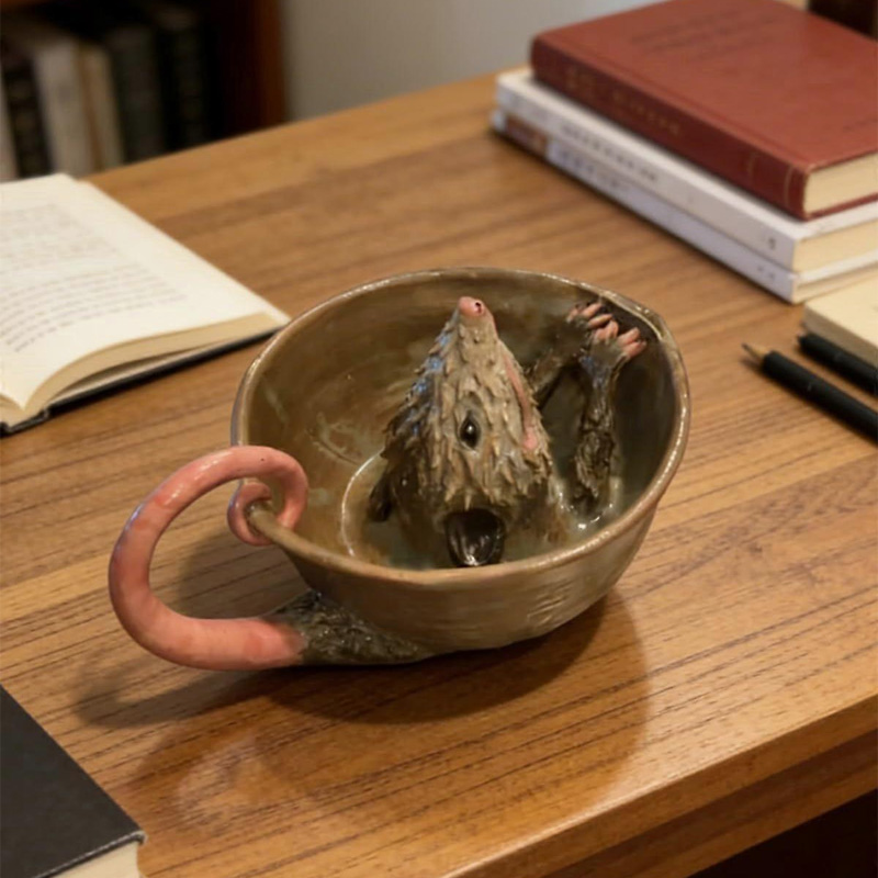 Mouse-Shaped Grinding and Juicing Bowl