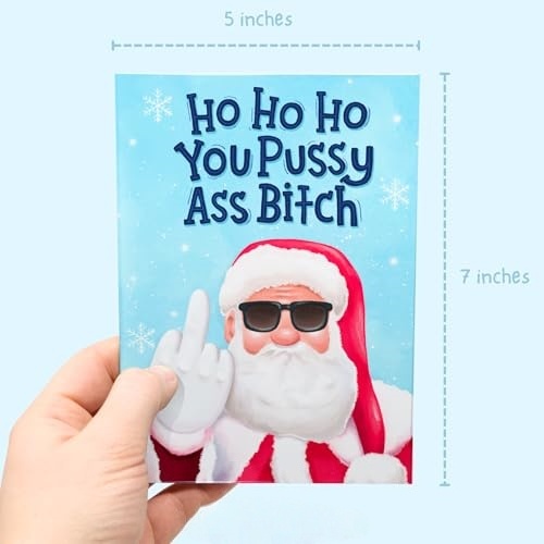 Sleazy Greetings Rude Christmas Card