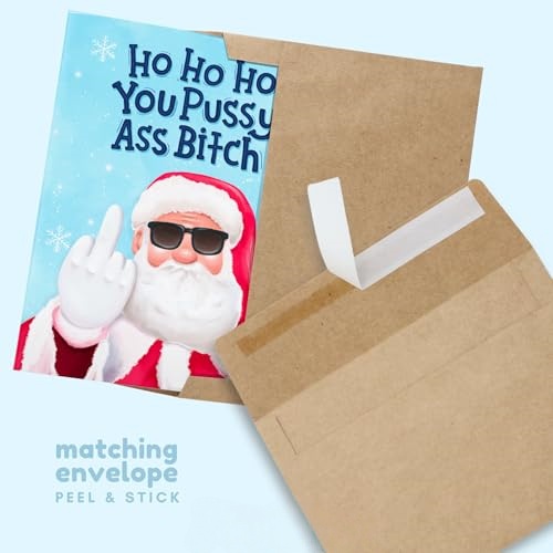 Sleazy Greetings Rude Christmas Card