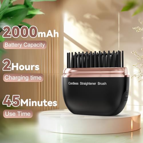 Portable mini hair straightener