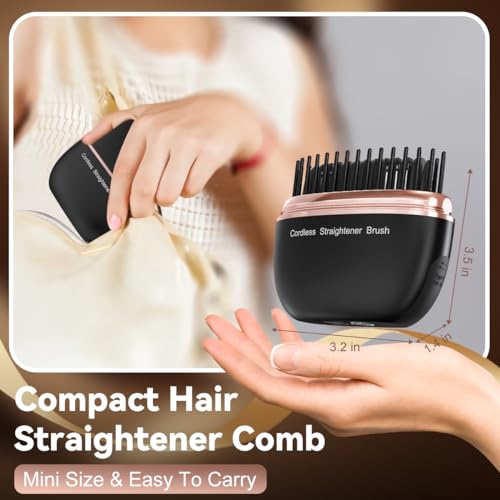 Portable mini hair straightener