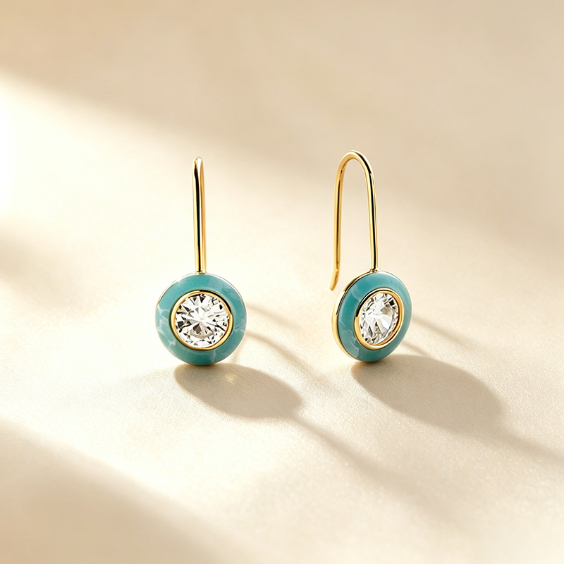 Halo Drop Earrings