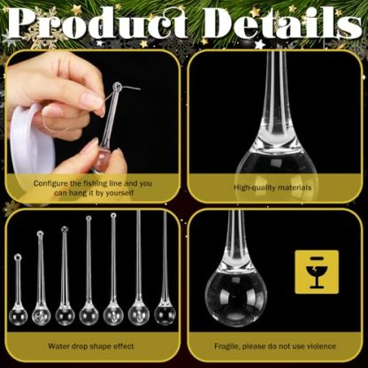 Christmas tree crystal ornaments