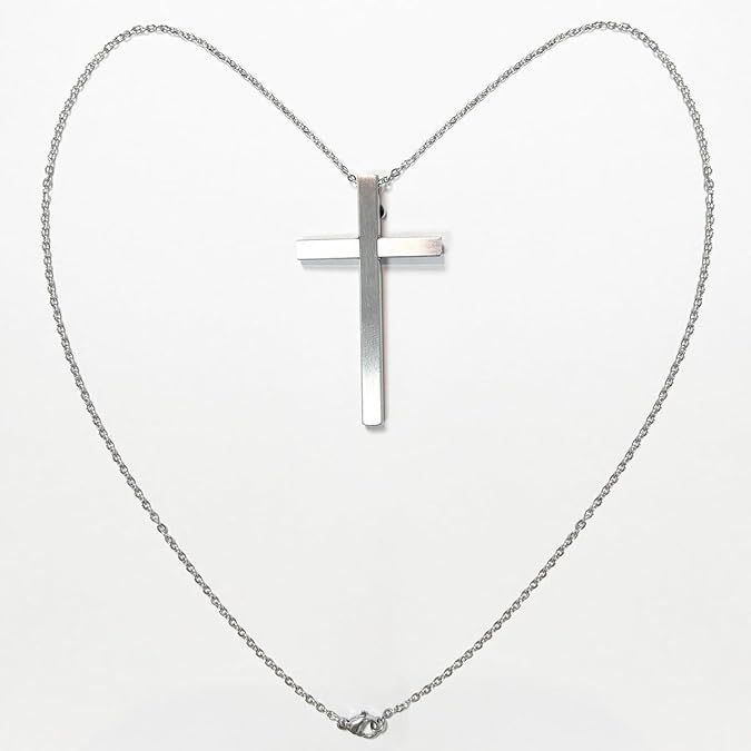 Creative retractable cross necklace