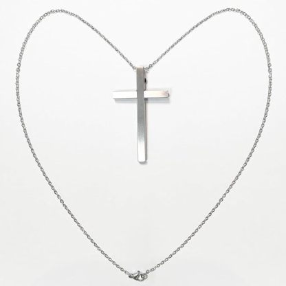 Creative retractable cross necklace