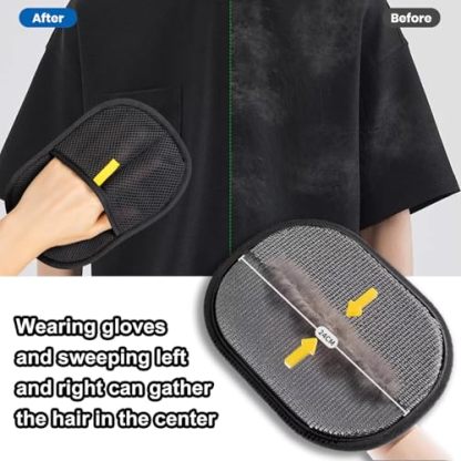 Anti-static pet hair gloves for cats, dogs and pets