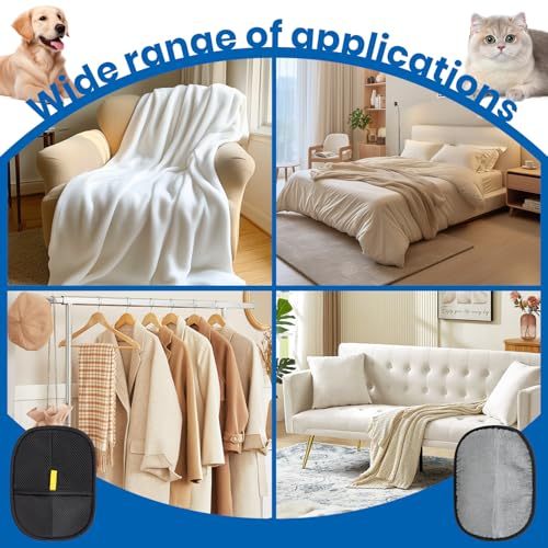 Anti-static pet hair gloves for cats, dogs and pets