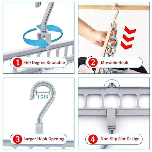Multifunctional storage hanger（Five-piece set）