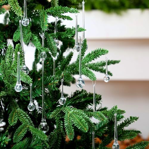 Christmas tree crystal ornaments