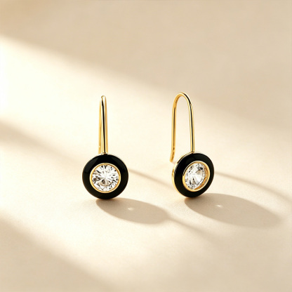 Halo Drop Earrings