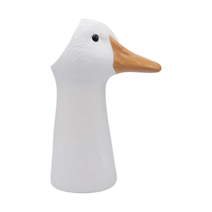 Cute goose-shaped flower pot decoration