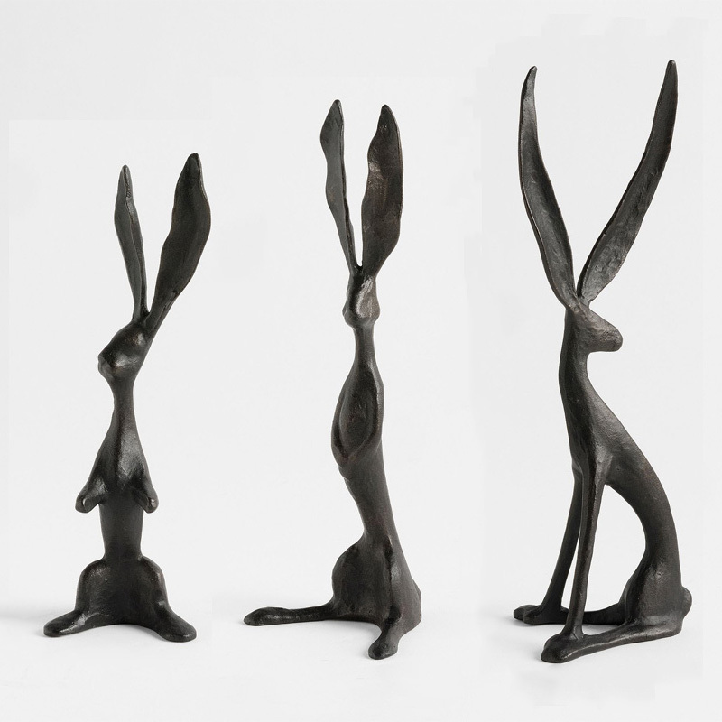 Artistic Resin Rabbit Ornament