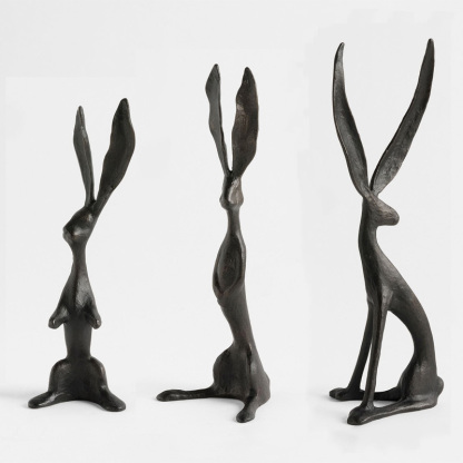 Artistic Resin Rabbit Ornament