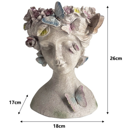 Creative Resin Garden Goddess Flower Pot