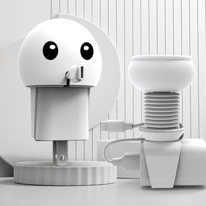 Cute Portable Charger Data Cable Storage Box