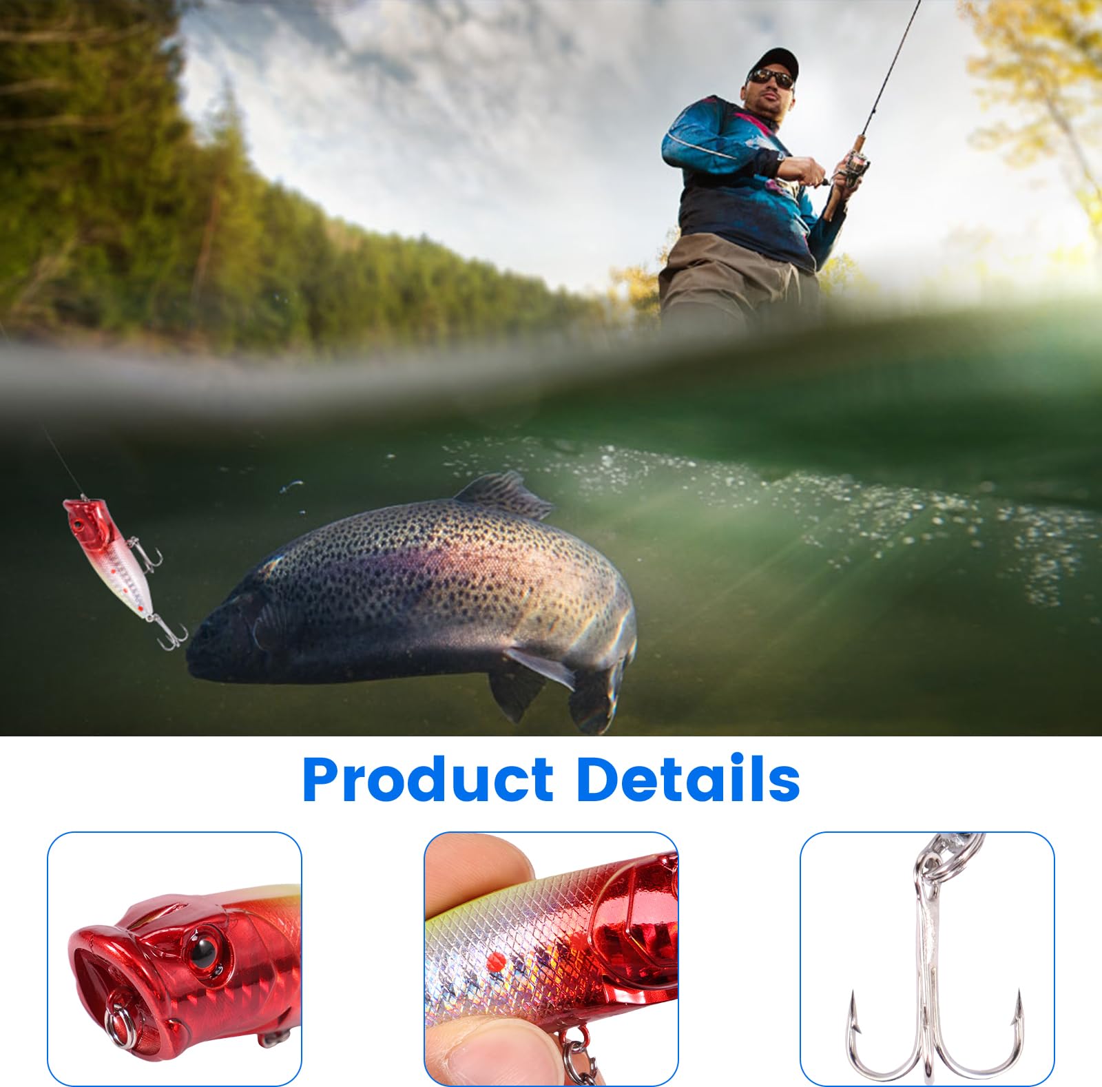 Christmas Fishing Lure Set