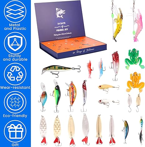 Christmas Fishing Lure Set