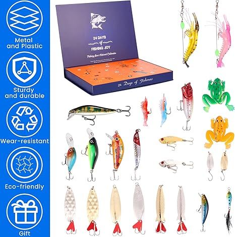 Christmas Fishing Lure Set