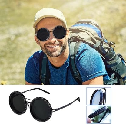 Adjustable tint sunglasses