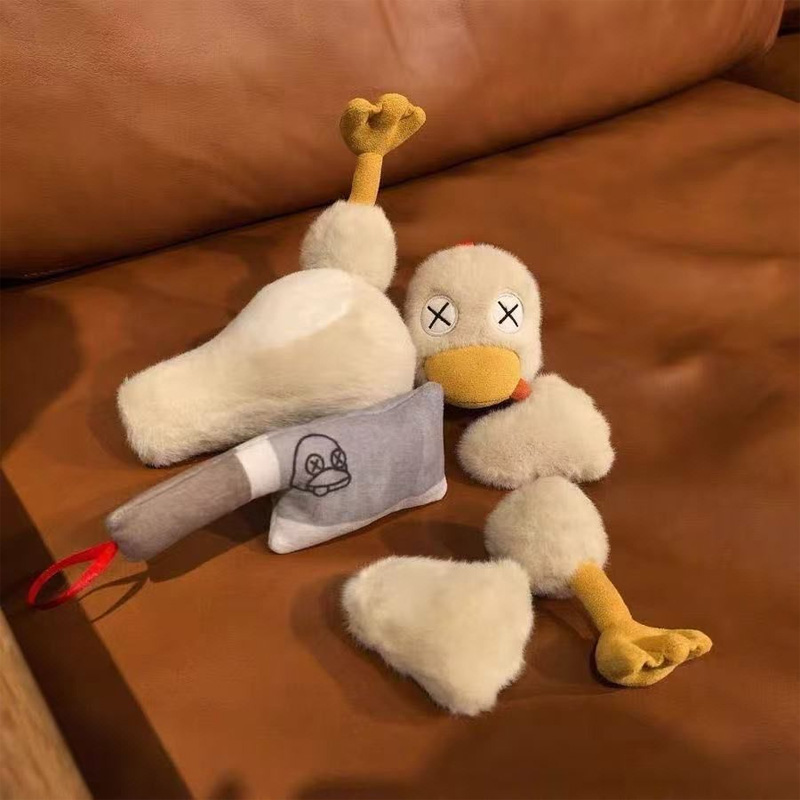 Detachable duck plush toy