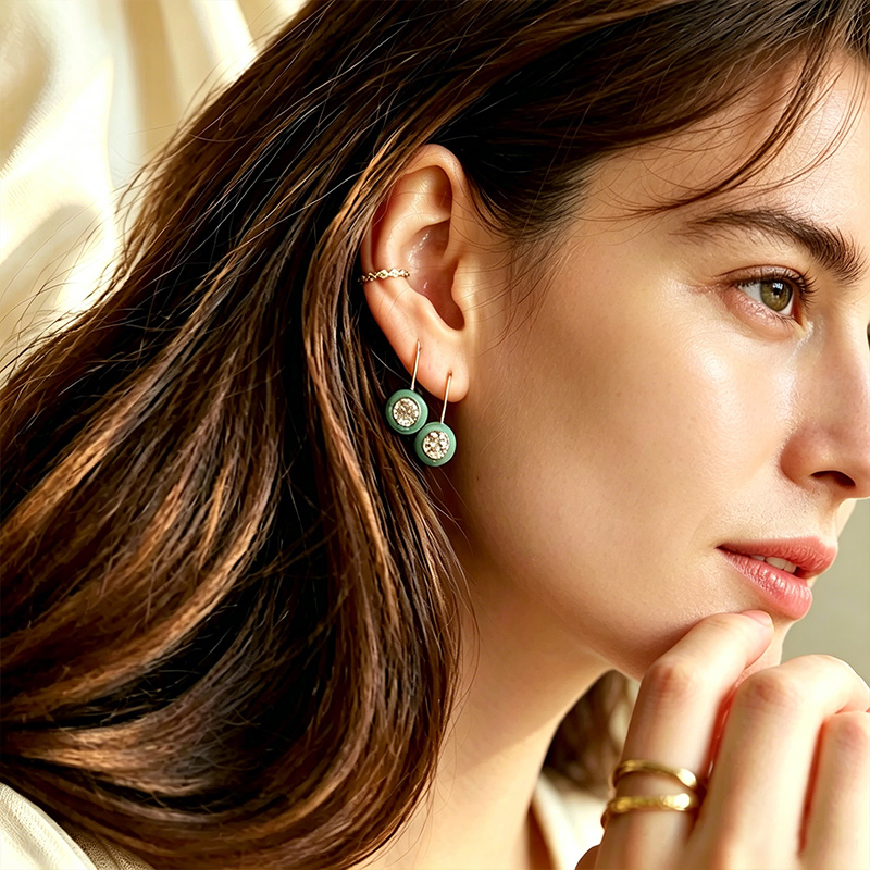 Halo Drop Earrings