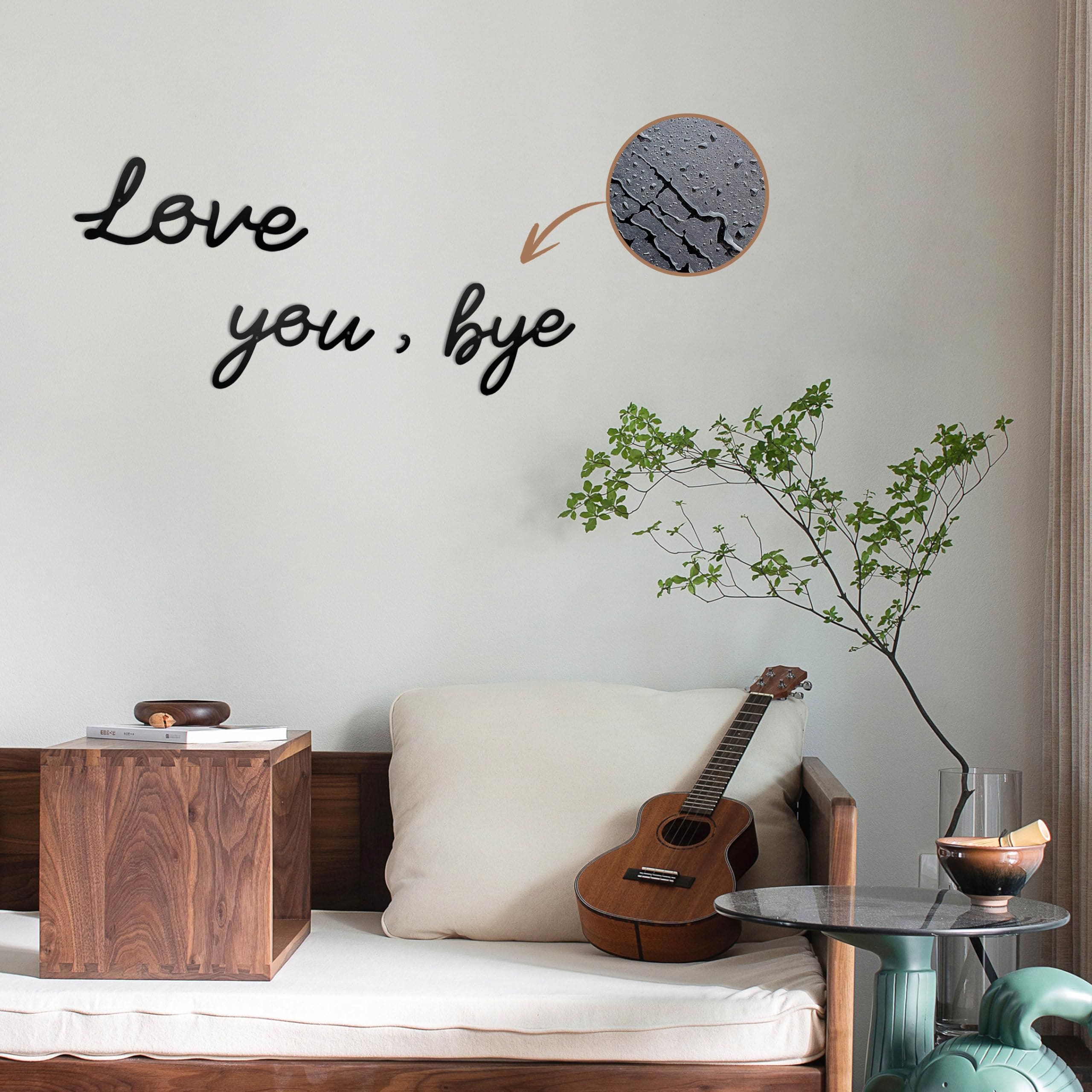 New Love You Bye Felt Wall Decor