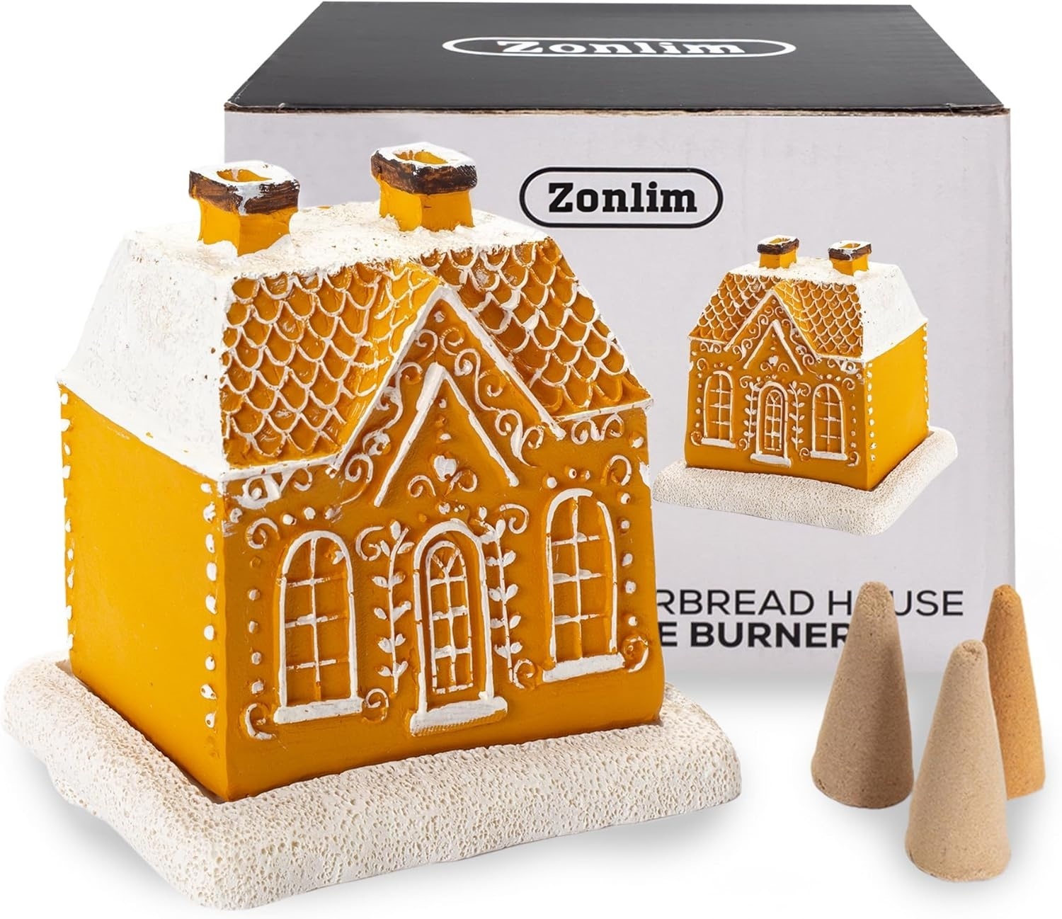 GINGERBREAD HOUSE Incense Cone Burner