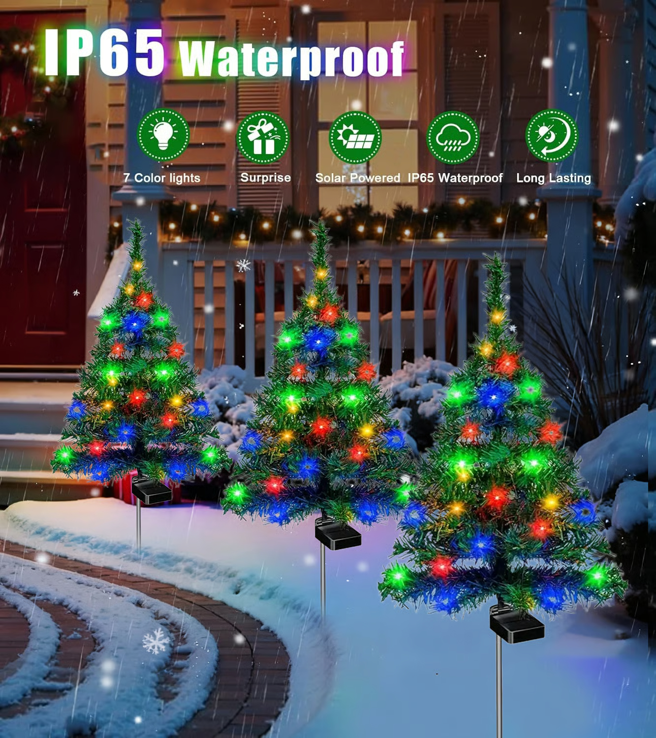 Solar Christmas tree