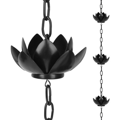 Outdoor lotus pendant decoration
