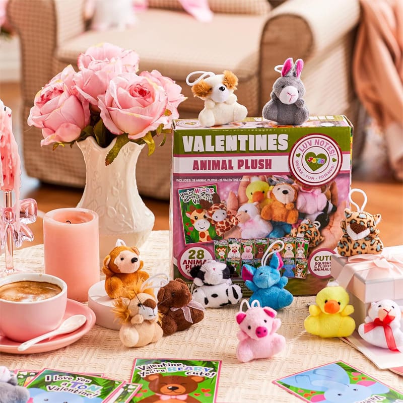 28 Valentine's Day Plush Gift Set